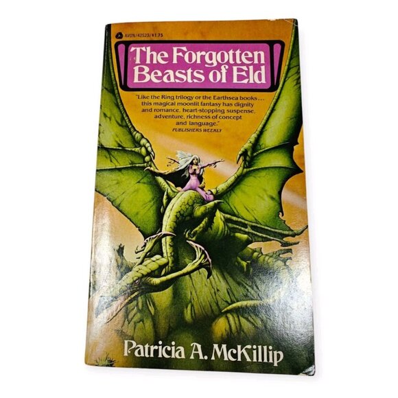 The Forgotten Beasts of Eld Patricia A. McKillip Paperback Avon 1974 Vintage - Picture 1 of 9